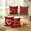 Romantic Expectations On Pillowcases Cover Bedroom Sofa Decoration Polyester Cushion Cover with Zipper