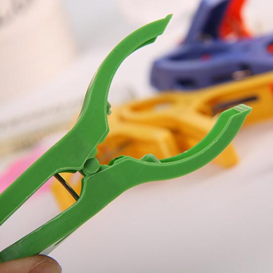 24Pcs/Set Clothespins Powerful Portable Plastic Laundry Clothes Beach Towel Pins Hangers Spring Clamp Clips