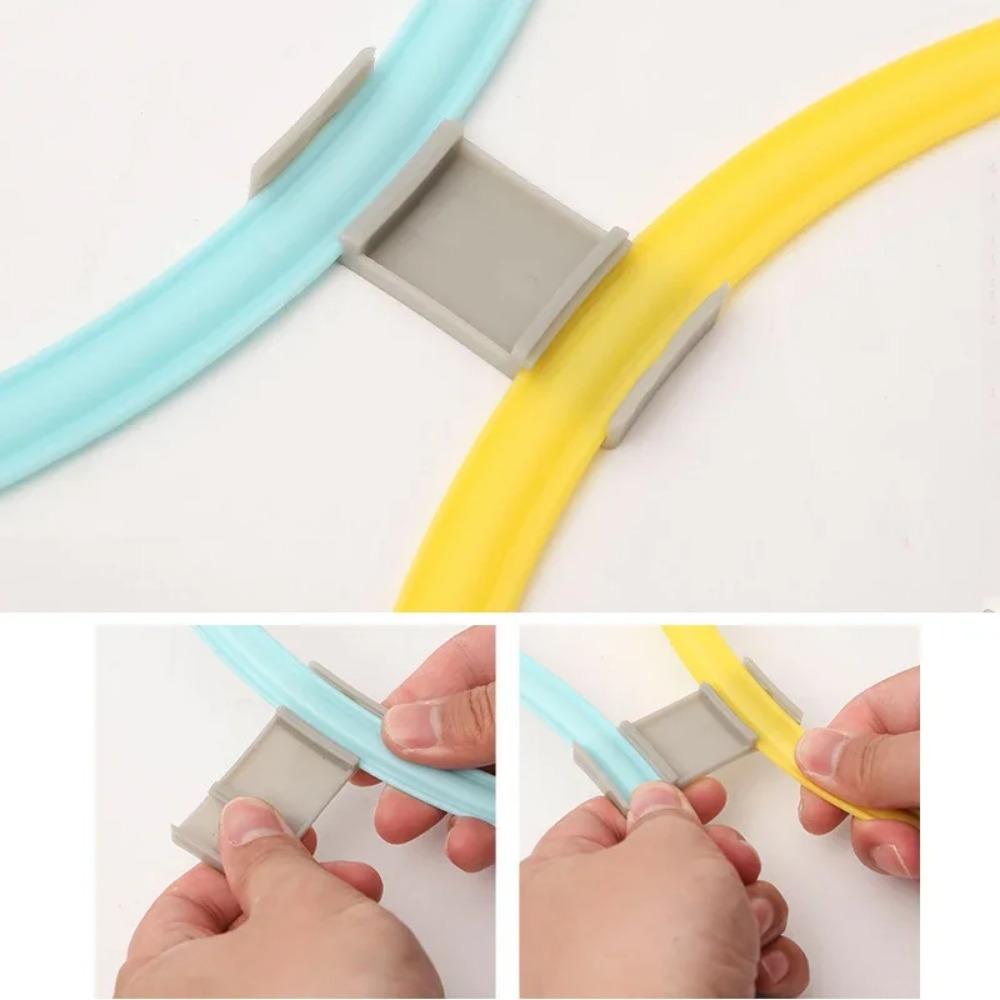 Neues lustiges Sportspielzeug für Kinder zum Trainieren des körperlichen Trainings, Gitter-Sprungring-Set, Spiel mit 10 Reifen und 10 Anschlüssen für das Spielen im Park für Jungen und Mädchen