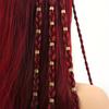 40pcs Hair Braiding Dreadlocks Beads Metal Cuff Clips Hair Braid Tubes Hollow Out Hair Ring  Women