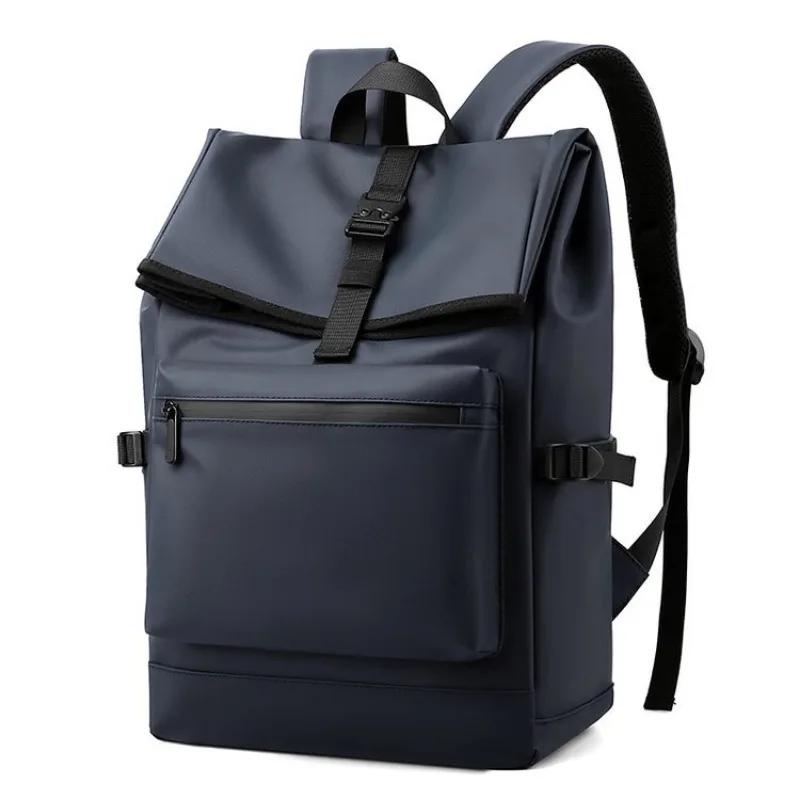 Men'S Senior Sense Of Business Backpack Large Capacity Laptop Backpack Fashion Lightweight Travel Sport Rucksack Computer Bag