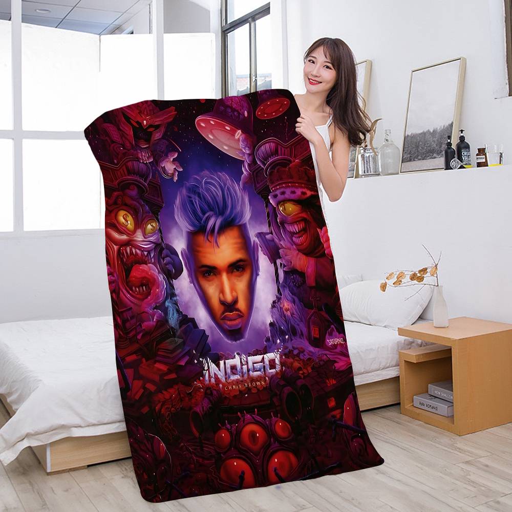 

Rapper Chris Brown Big Microfiber Beach Towels Quick Dry Towel Sand Beach Towels Pool Towel For Travel Swim Pool Yoga W30*H60(CM)