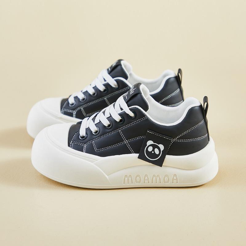 

Женские кроссовки на толстой платформе, повседневные, легкие, из искусственной кожи, для ходьбы, удобные, дышащие, нескользящие, со шнуровкой, рабочие, теннисные кроссовки для женщин 40