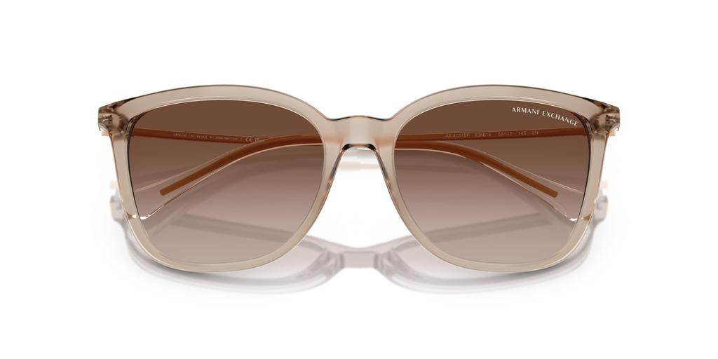Sunglasses 0AX4151SF OPAL LIGHT BEIGE 55 [Armani Exchange]