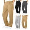 Men Baggy Sweatpants Drawstring Waist Athletic Pants Straight Leg Casual Trousers Jogging Pants for Autumn Winter Workout Tennis Morning Running
