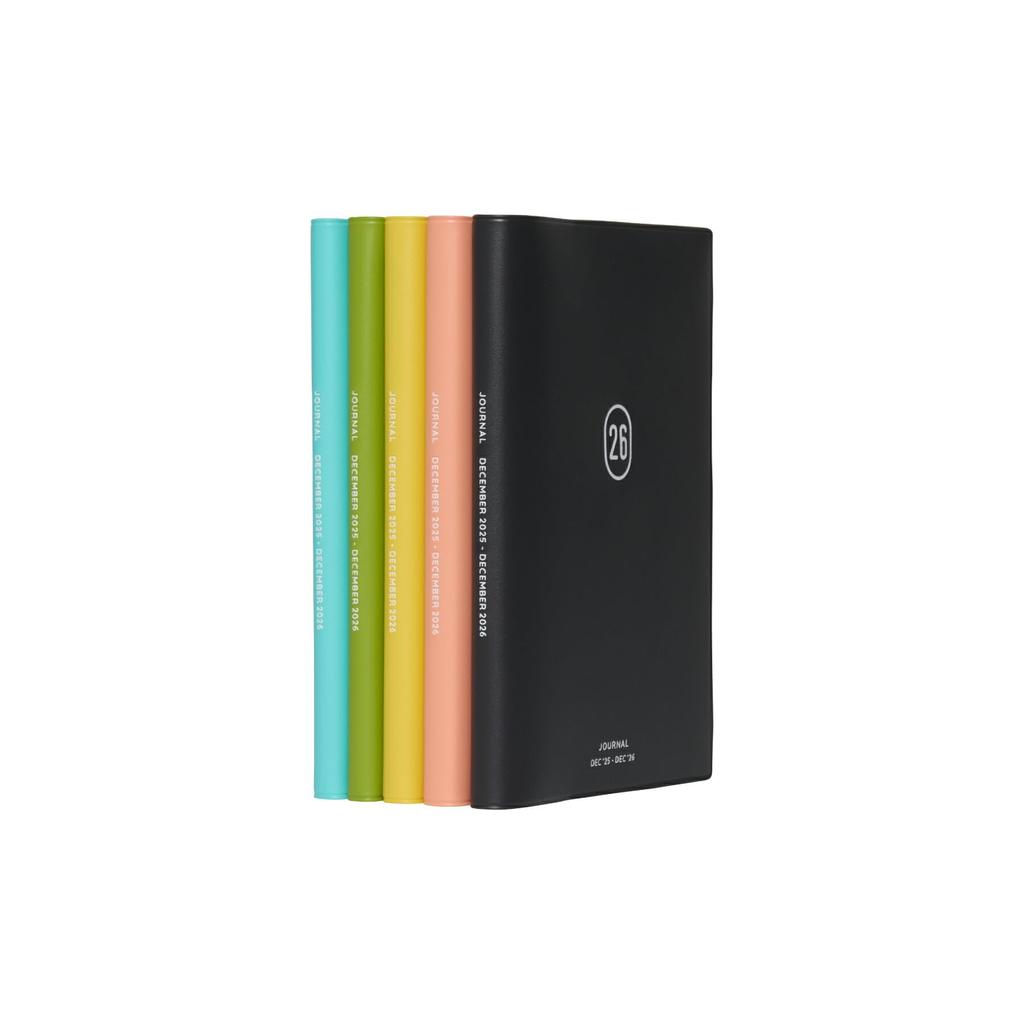 Hightide 2026 Yellow B6 Weekly Vertical Starts December 2025 Weekly Schedule Book Planner/Caston / / /