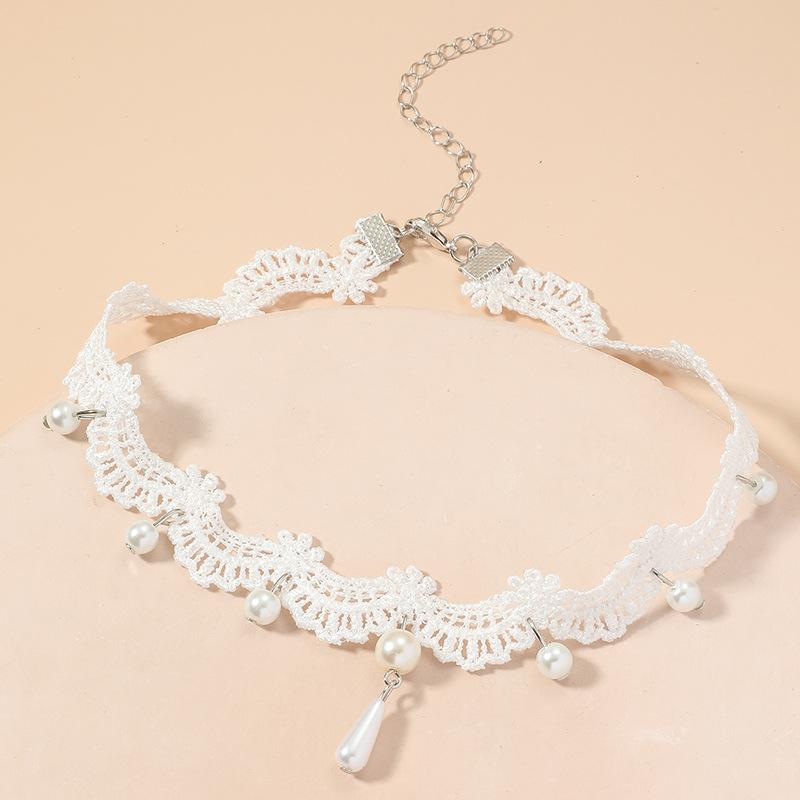 

1PC Woman chokers Handmade Gothic Fashion Velvet Choker Necklace lace women s choker necklace jewelry accessories