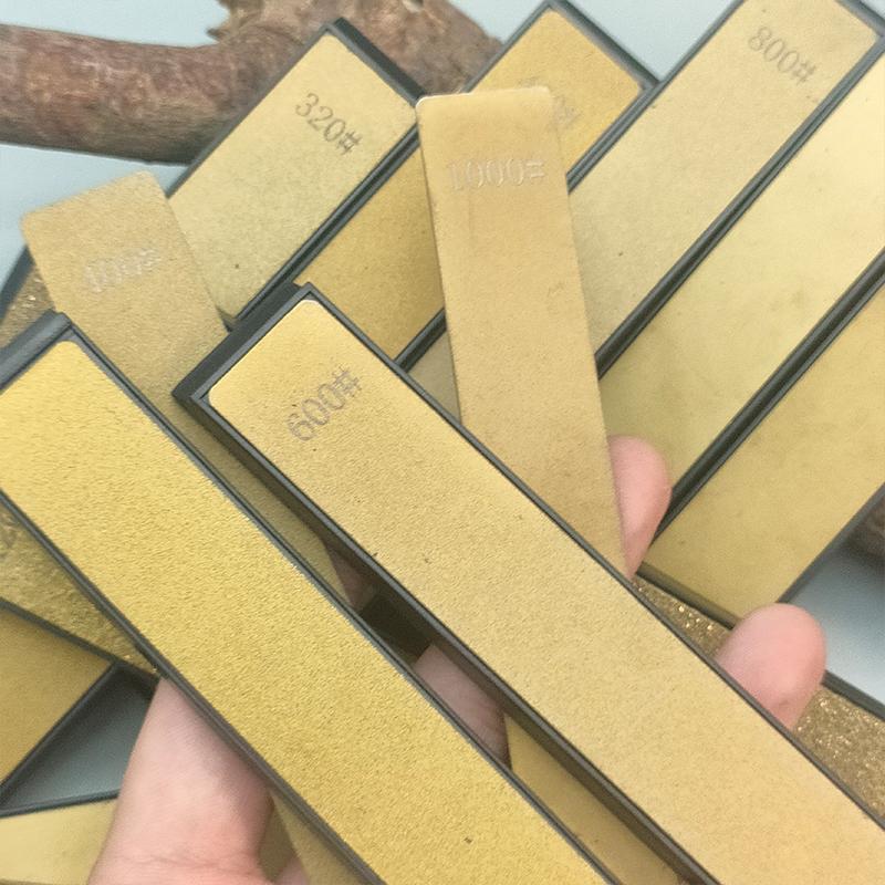 Golden Diamond Whetstone Knife Sharpener Fixed Angle Knife Sharpener Sharpening Stone Diamond Whetstone Oil Stone Honing Stones