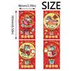 4Pcs Cartoon Chinese New Year Money Envelope Paper Craft Thickened Lucky Money Envelopes Year of The Horse Rotatable