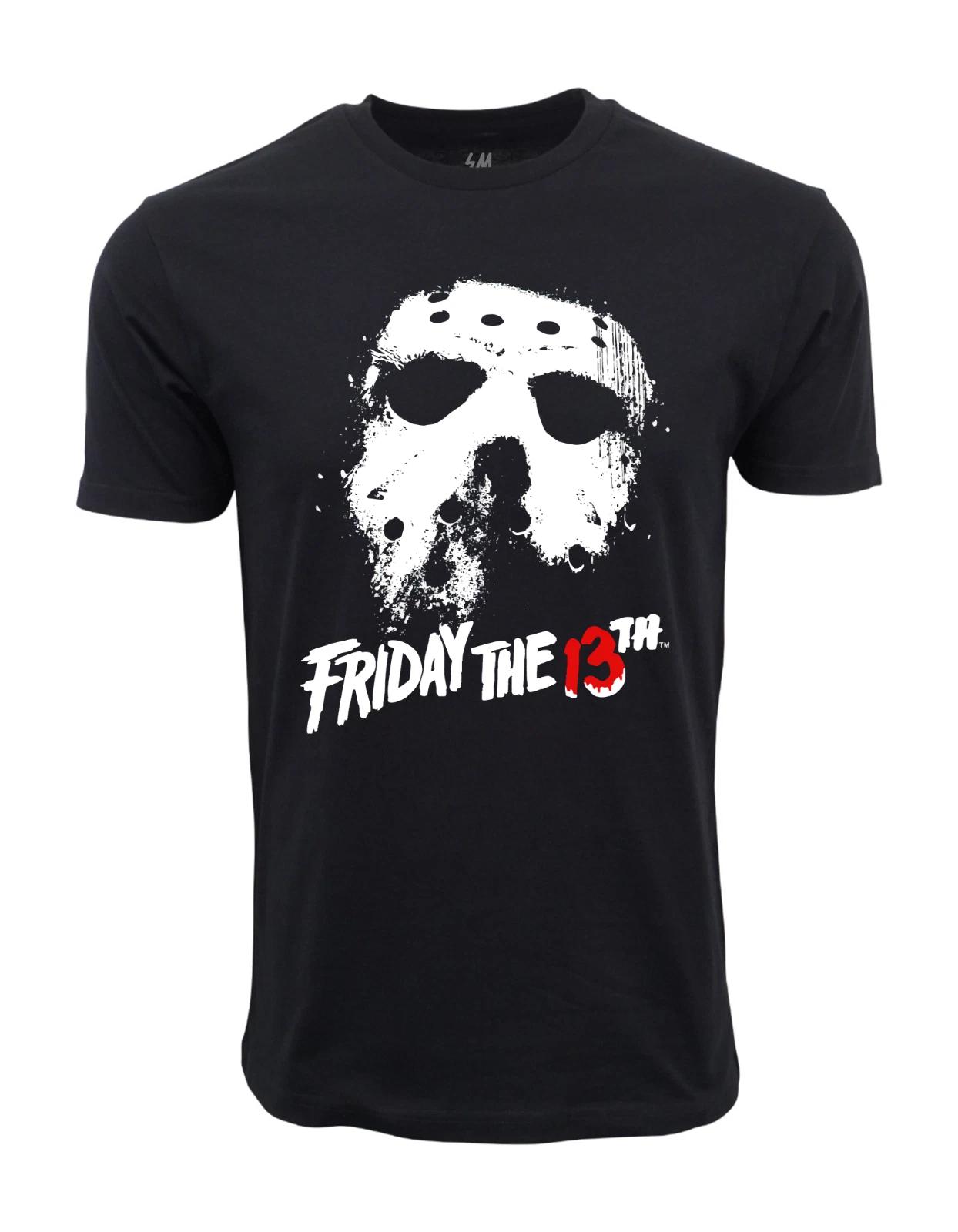 Unisex Adult Casual Graphic Friday The 13th Graphic T Shirt T-Shirt XXL