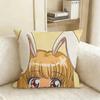 Tokyo MMew MMew Anime Pillow Cover Magical Girl Peek Print Polyester Cushion Cover Kawaii Magical Girl Themed Decor for Sofa