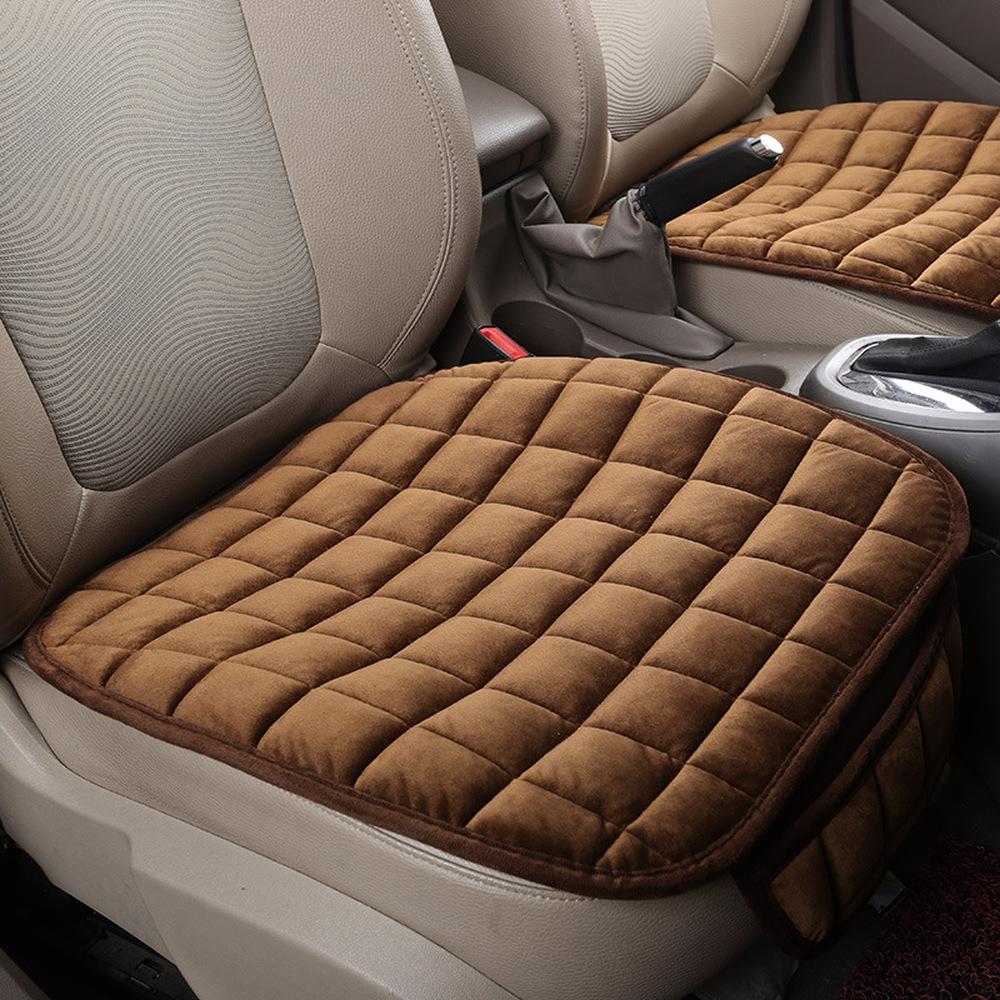 Coprisedile per auto universale caldo invernale Cuscino antiscivolo Sedile anteriore per sedia Cuscino traspirante Coprisedile per auto Coprisedili per auto