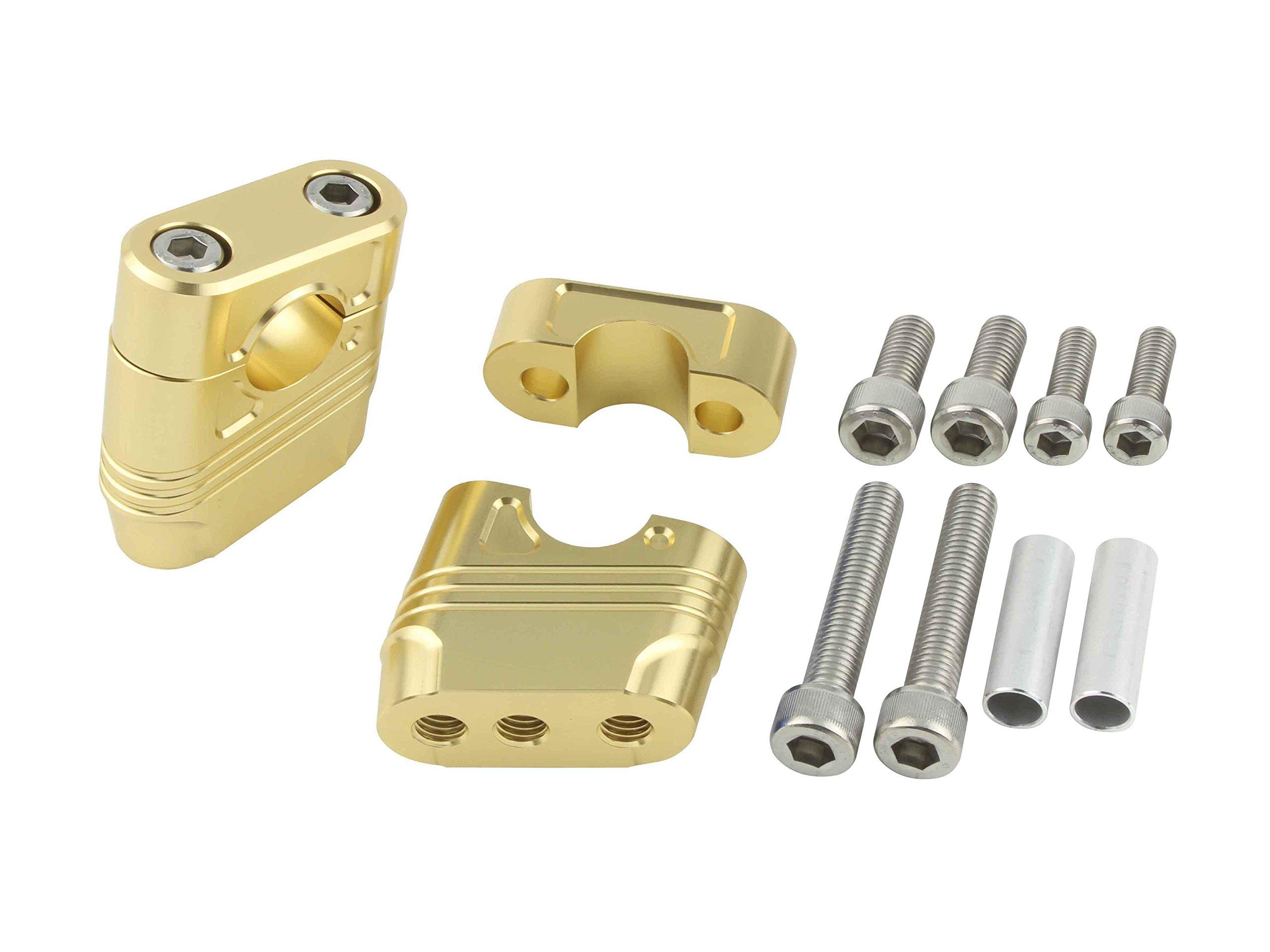 

POSH FAITH Motorcycle Accessories Muscle Position Bracket Champagne Gold 070052-12