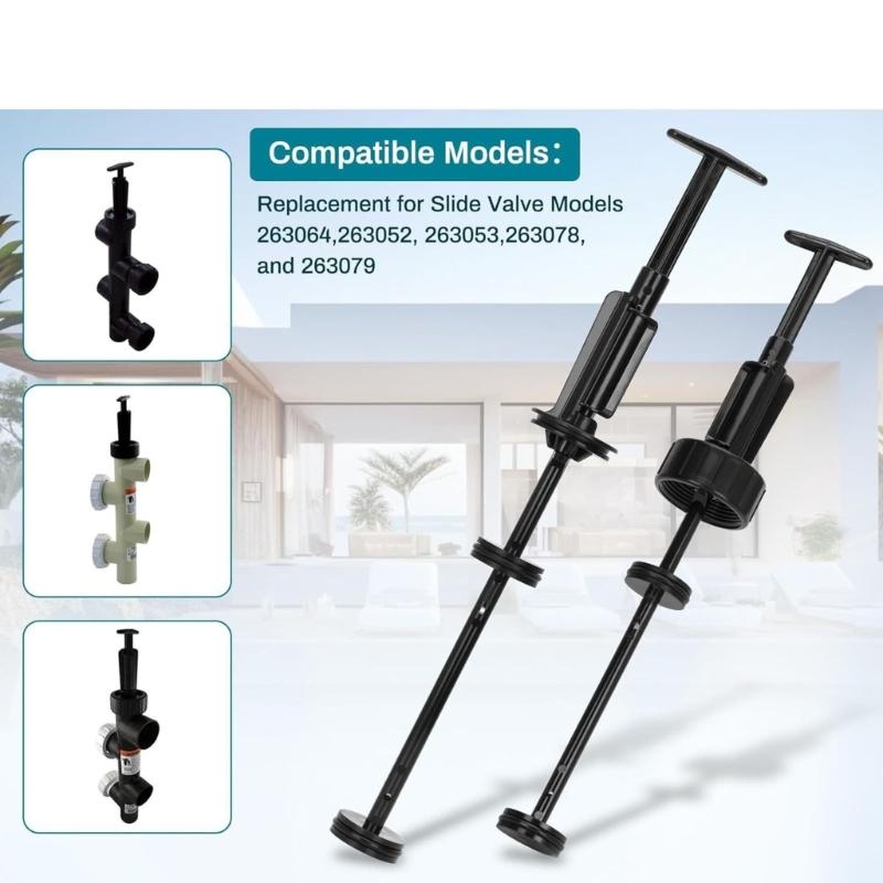 Shaft Assembly for Various Pool Backwash Valves and Spa Valves Ensures Efficient Backwashing and Easy Installation