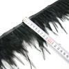 Diy White Feather White Tip Cloth Strip Jewelry Handicraft Decoration Wedding Dress Skirt Clothing Accessories