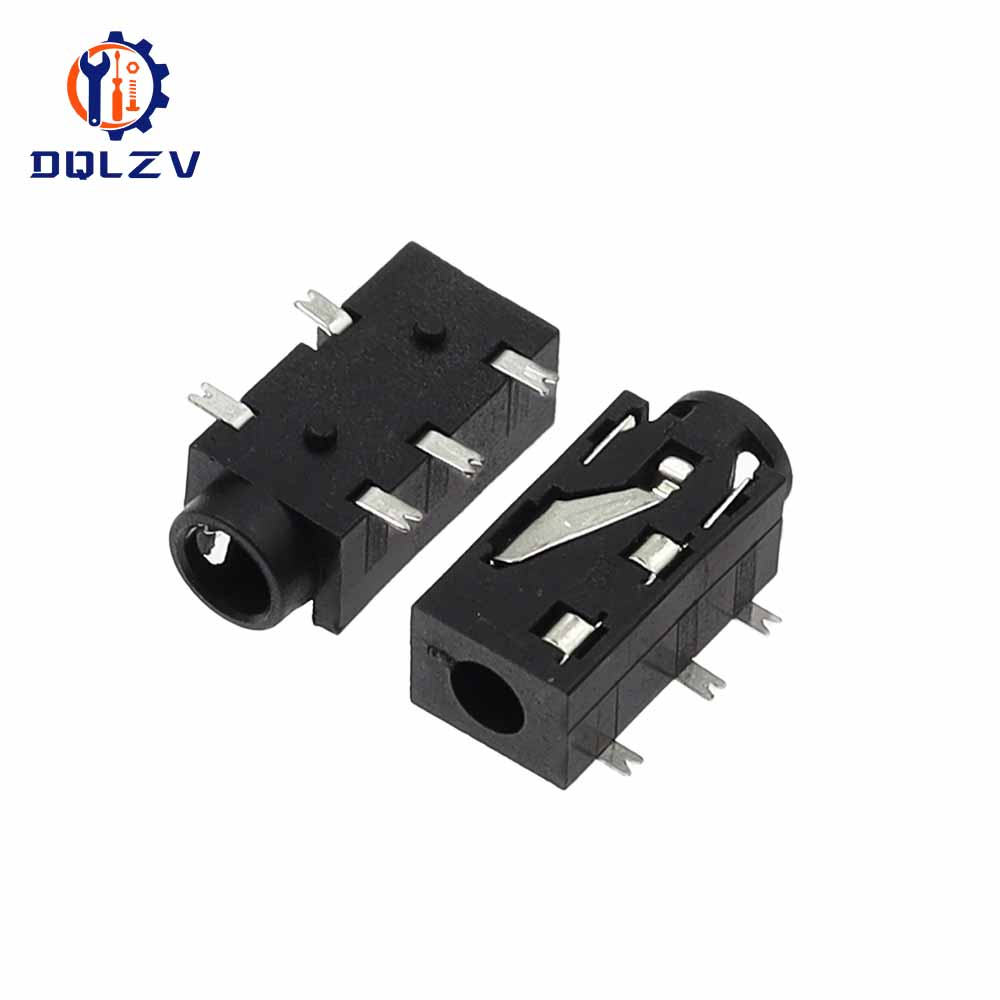 3.5MM Headphone Socket PJ-327F 5Pin Patch Socket Audio Socket Headphone Jack
