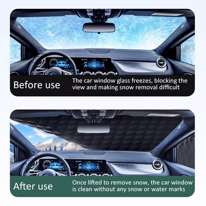 Car Snow Cover For Volkswagen VW Golf Mk8 CD1 CG5 2022 2023 2024 Front Windshield Winter Winter Shade Visor Shield Accessories