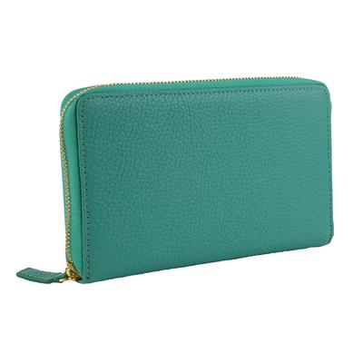 Popfull Bankbook Genuine Italian Perfect Gift for Respect for the Aged or Any Occasion Case, Compact, Leather, Mother's Day, Day, Christmas, (Emerald