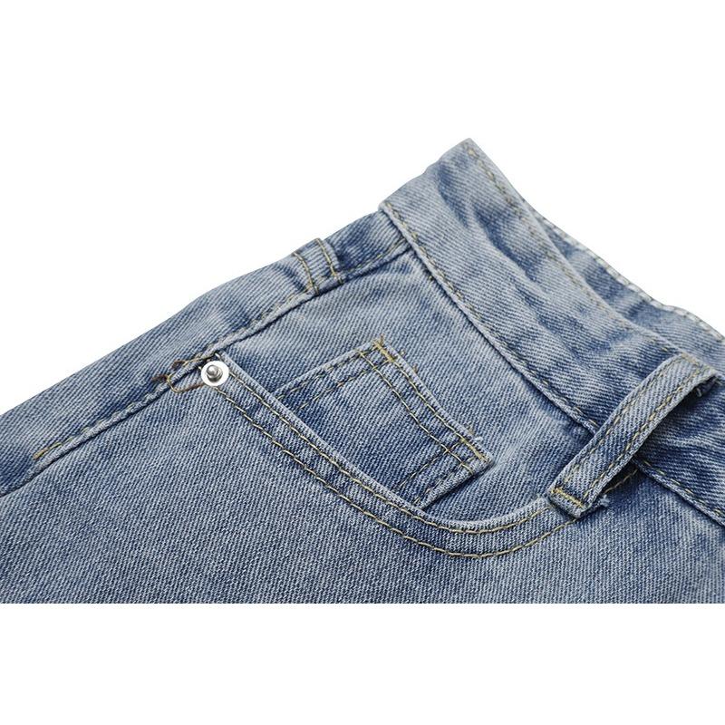 Shorts Jeans Femininos Jovens Skinny Fashionáveis e Versáteis Verão Cintura Alta Finos Soltos Casuais Retos Dobrados Pernas Largas Ultracurtos Filho