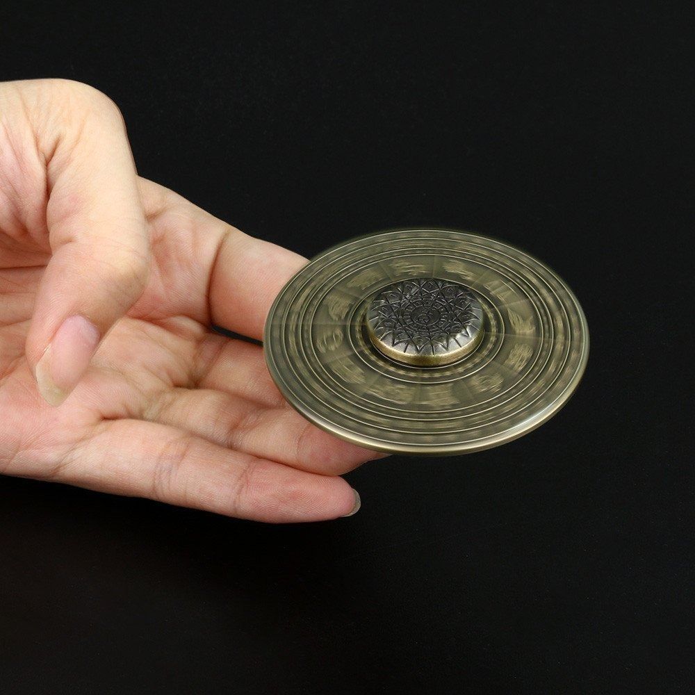 Destiny Compass Astrolabe Fidgeting Spinner Constellations Smooth Zodiac Signs Fidgeting Spinner  Rotating Metal Finger Plaything Kids