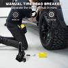 Tire Change Tool Manual Bead Breaker with Rubber Pad, Aluminum Alloy Hub Friendly Portable Changer, Remover Heavy Duty Removal for ATVs UTVs Tractors