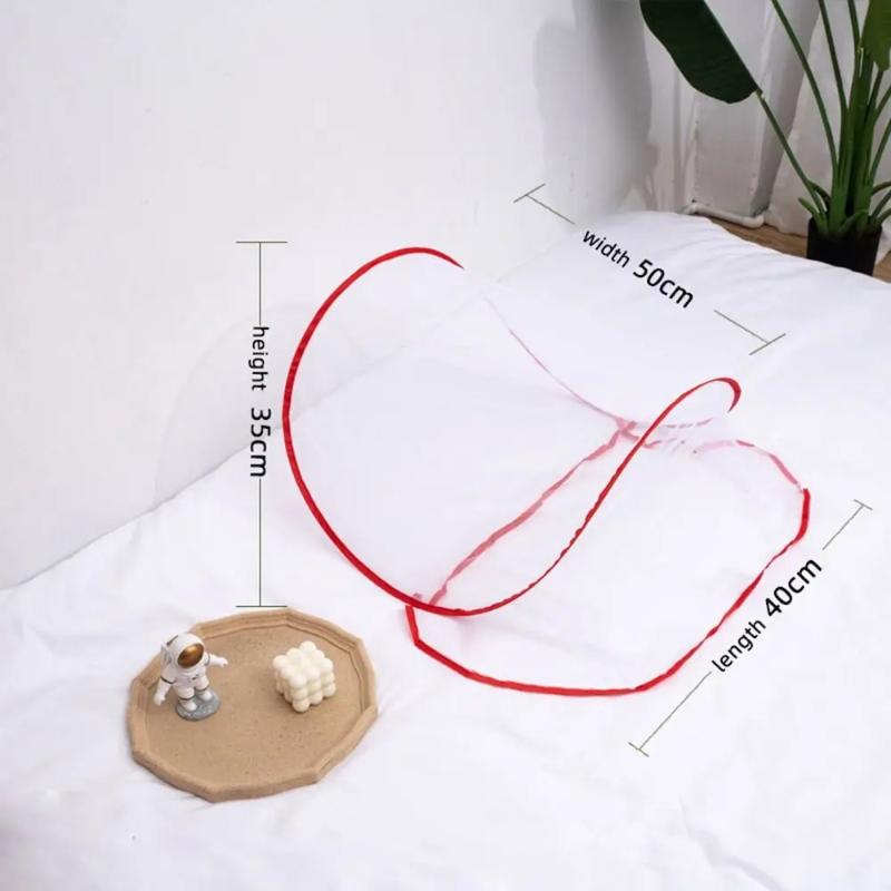 Summer -Up Mini Folding Mosquito Net Cover Portable Encryption Anti-Mosquito Head And Face Pest Control Home Textile Bed Nets