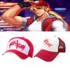 Fatal Fury Terry Bogard Bestickte Baumwoll-Baseballkappe Hip Hop Style