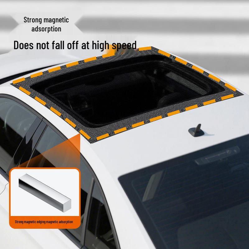 Magnetic Car Sunroof Mosquito Net Mesh for SUVs