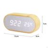 Clock, Snooze Function Multifunctional Clock for Bedroom Bedside Digital