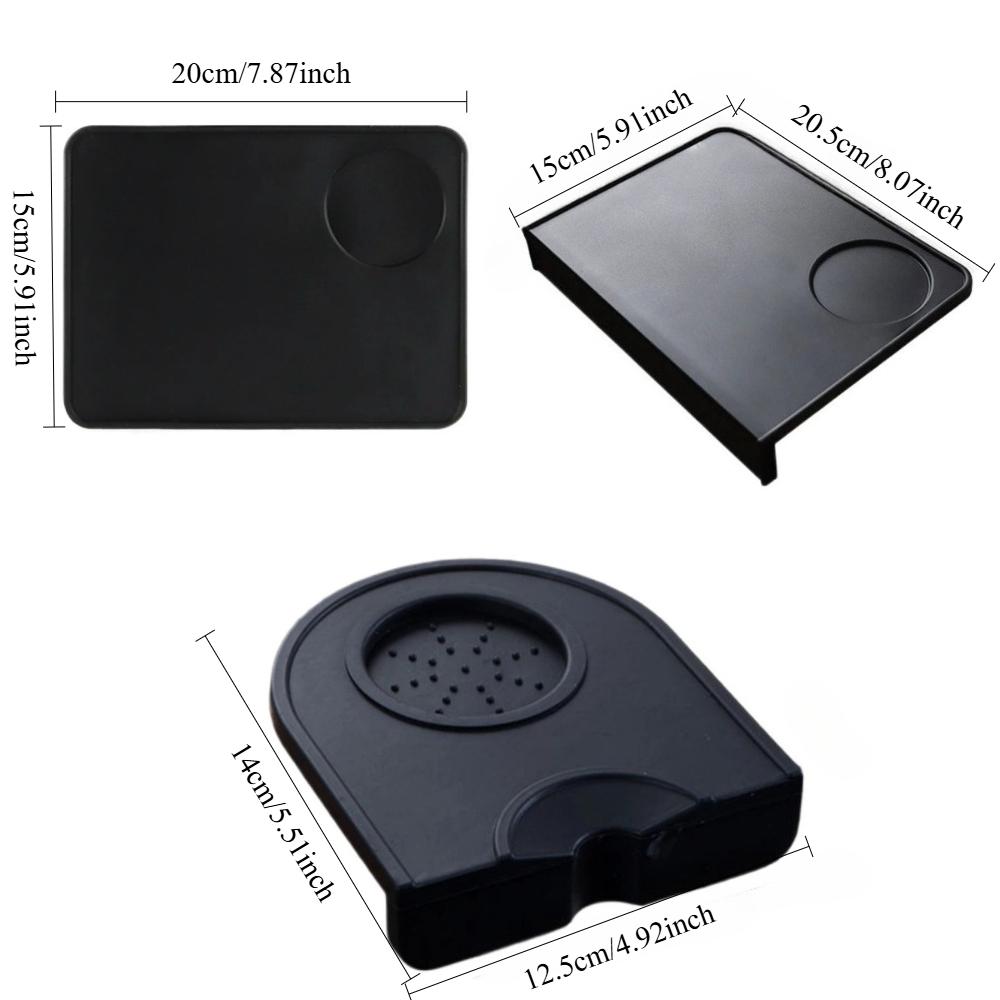 Espresso Tamping Mat Silicone Anti Skid Coffee Tamper Mat for Countertop Easy to Clean Barista Tools Coffee Accessories