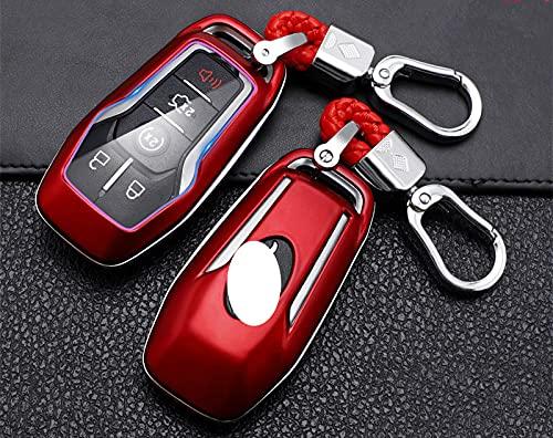 [Famous car] Compatible with Ford Mustang Smart Key Case Key красный