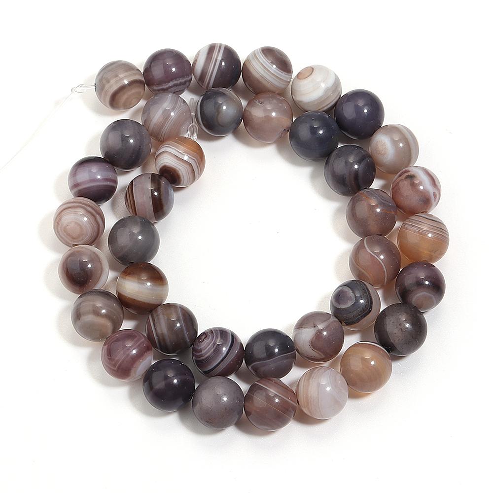 Natural Stone Beads 4 6 8 10mm Persian Gulf Agate Stone Round Loose Beads For Jewelry Making DIY Bracelets Necklace Accessories