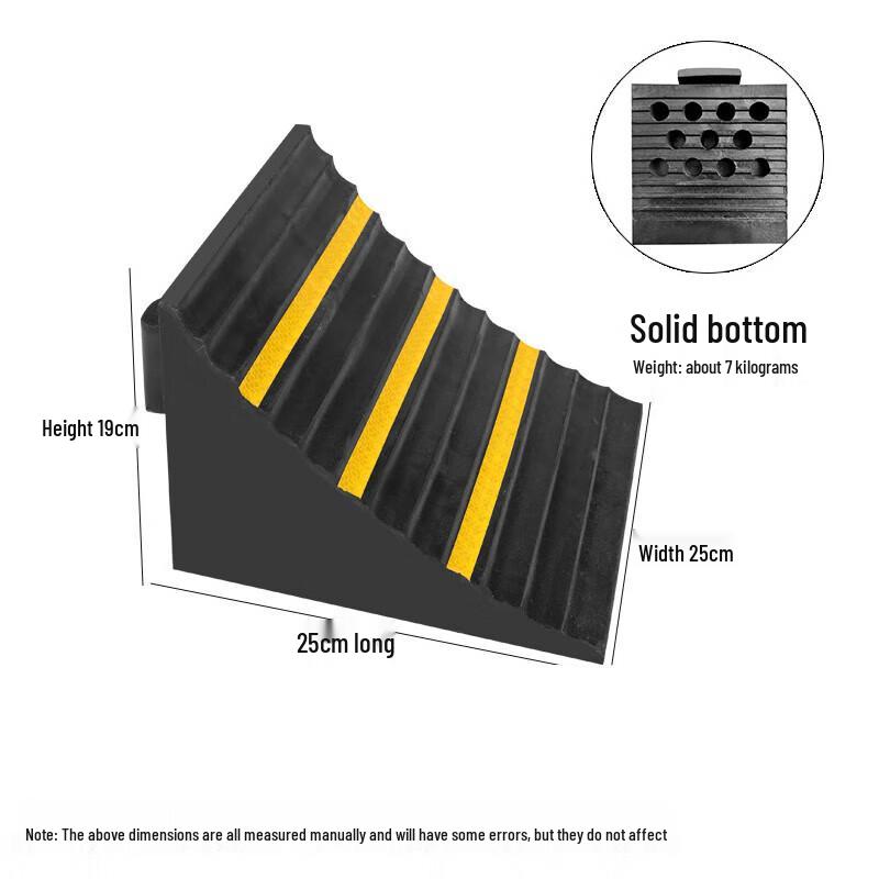 Portable Car Rubber Wheel Chock 1