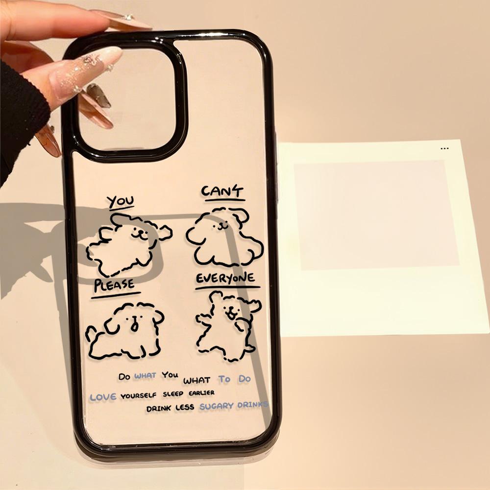 Transparent Phone Case for iPhone 11 12 13 iPhone 13 14 15 Pro 15 16 Pro Max Samsung A15 A16 A25 A26 A55 A56 S25 S24 S22 S23