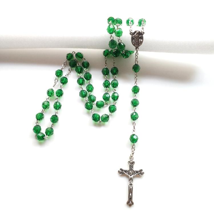 Rosary Necklace Beads Hangable Pendant for Women Men Prayer Meditations Gift