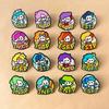 MBTI Personality Types Brooch: Metal Badge for Backpack Decoration