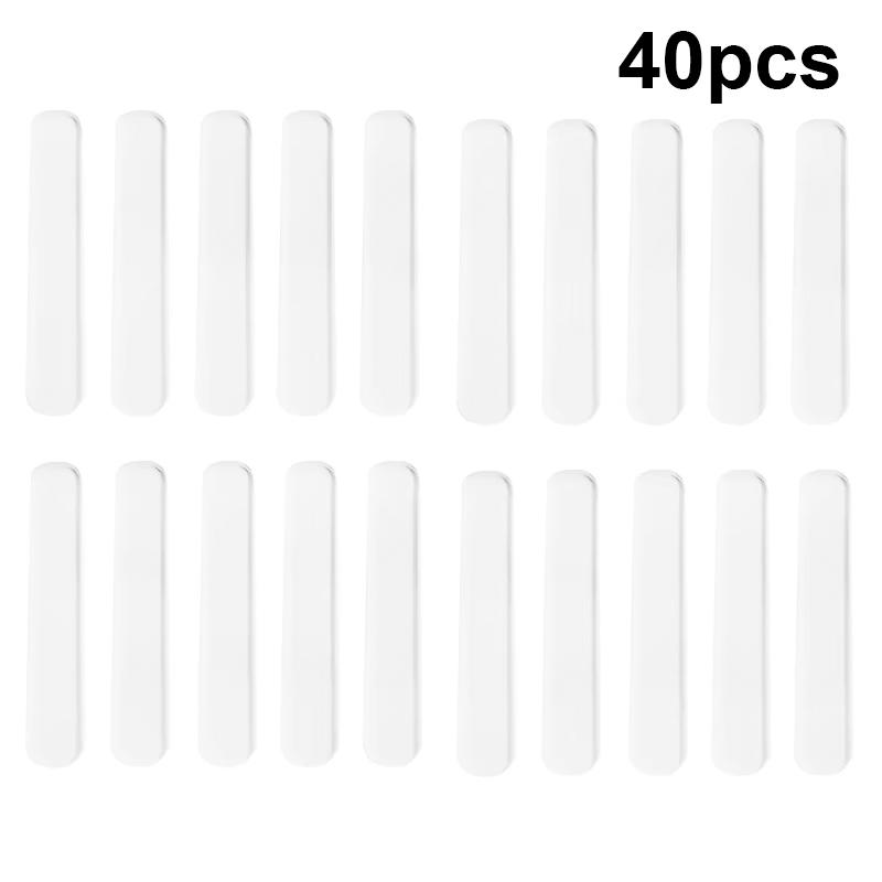 20 szt. przezroczysty miękki silikonowy ochraniacz ścienny samoprzylepny zderzak klamki ochronna wtyczka antypoślizgowy stoper do drzwi wyciszający amortyzator p