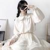 Camicetta da donna JK Doll Collar Lolita manica lunga ampia