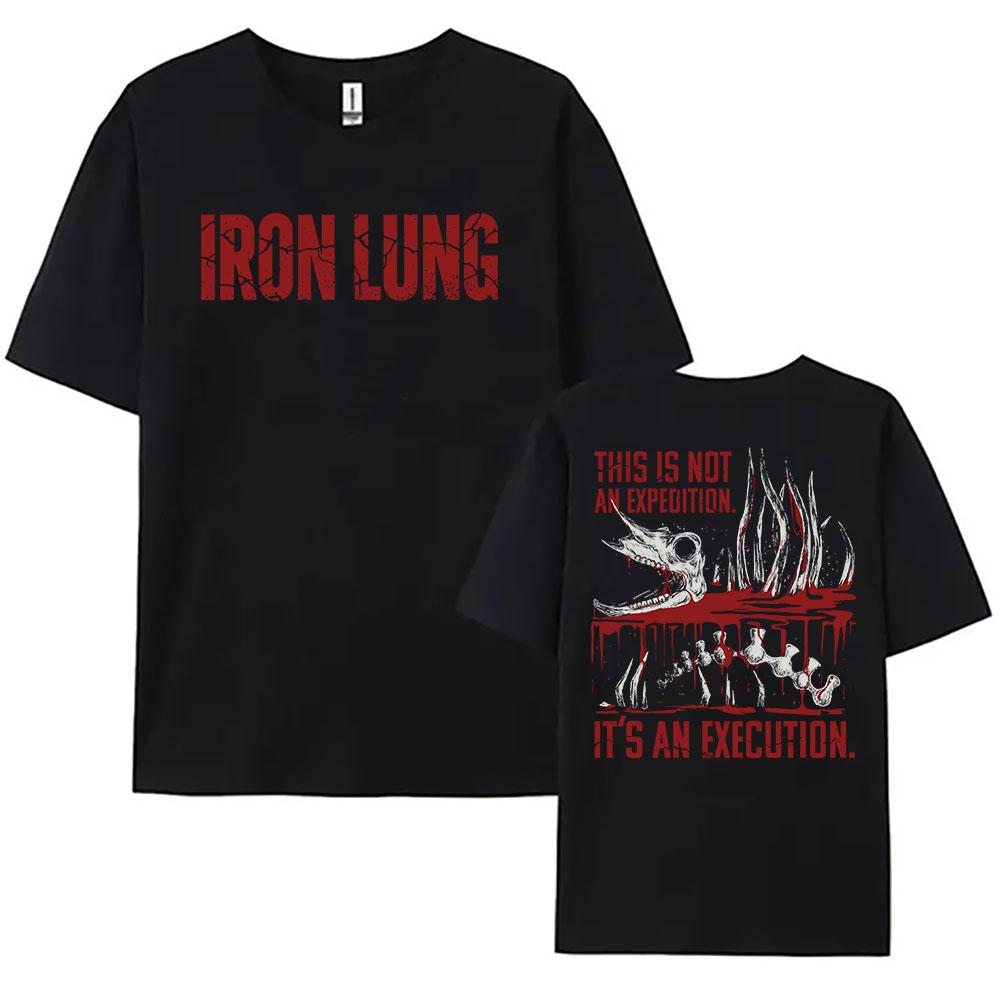 Unisex Women Men Clothing Horror Film Iron Lung T-shirt Short Sleeve Cotton Summer Tees Casual Fashion Design Graphic Merch Tops
