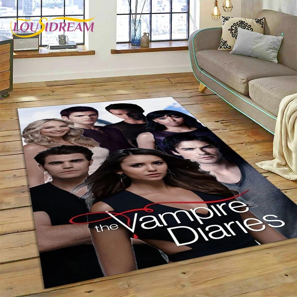 The Vampire Diaries Damon Salvatore Carpet Rug for Bedroom Living Room Home Sofa Decoration,Children Game Large Decor Floor Mat