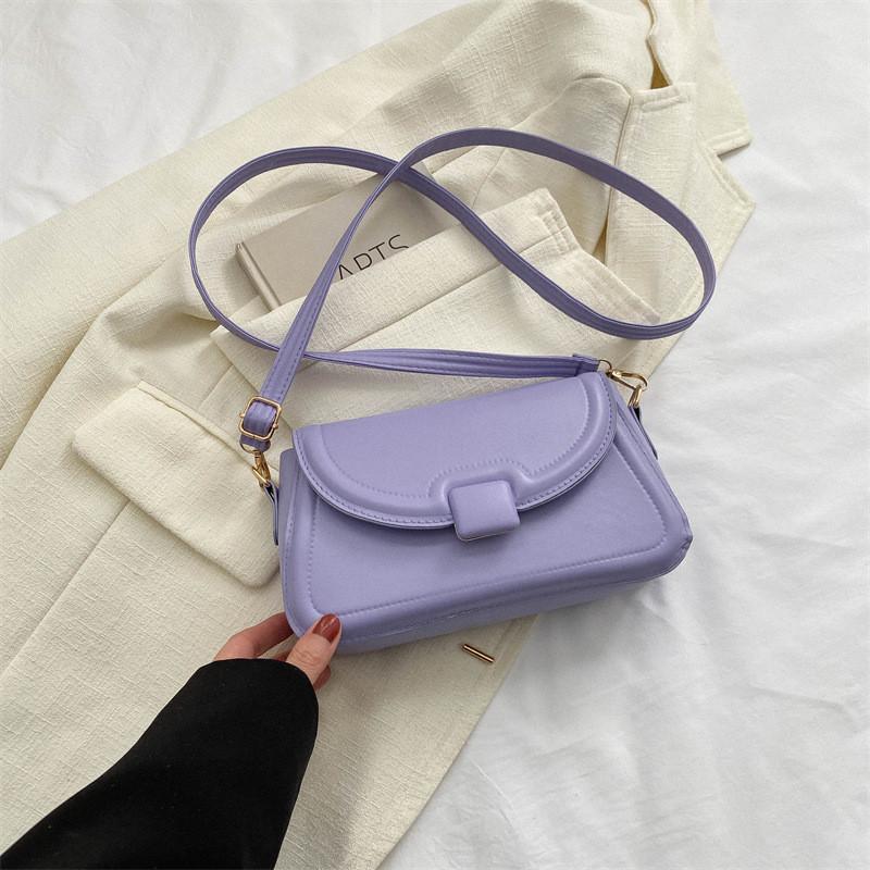 Trendy Small Box Bag For Women 2023 Street Style Fashionable Shoulder Bag Casual Chic Pu Leather Handbag With Magnetic Closure