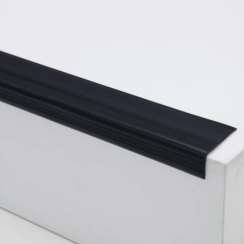 1 Stück 78,74 Zoll Anti-Rutsch-Matte für Treppen Eckschutz Außen-Stufentapes Nasen Anti-Rutsch-Vinyl-Stufen Bodenkantenleiste PVC Sta