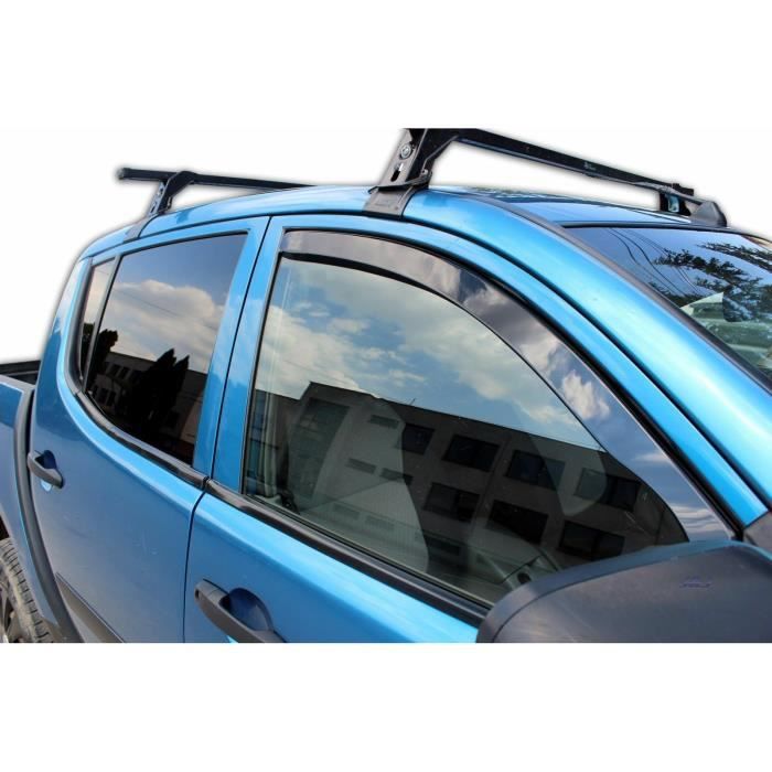 J&J AUTOMOTIVE | Heko Air Deflectors Wind Deflectors For Mitsubishi L-200 2 / 4-Door 2006-2015