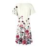 Women's Summer Dress Loose Beach Vacation Casual Deep V Neck Short Sleeve Dress Elegant Dress