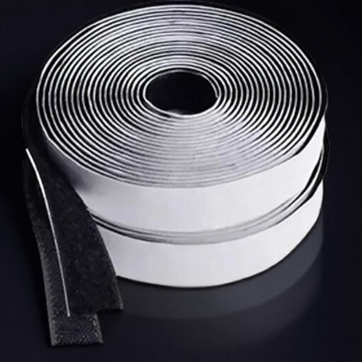 

Прочная самоклеящаяся лента-липучка Нейлоновая клейкая лента для автомобильных ковриков, дверных штор и экранов чёрный