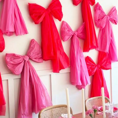 5 ks 24" Velká mašle Plastová dekorativní mašle pro balení dárků Výročí Svatba Narozeniny