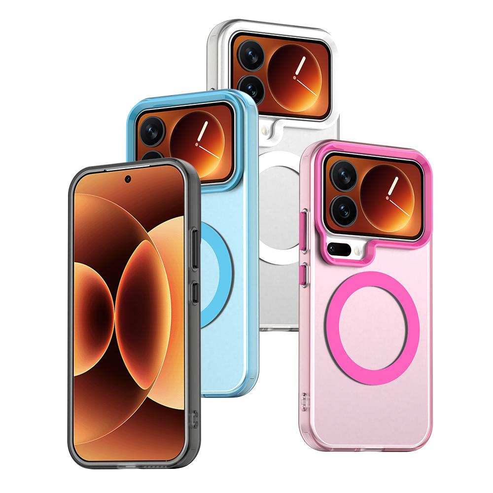 Applicable To Xiaomi Mi 17 Pro Candy Color Skin Matte Magnetic Protective Cover Anti-drop Shell IMD Process Batch Straight