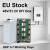 ASGOFT 51.2V Lifepo4 Battery Case 16s MB31 314Ah Battery Box Kit for JK 300A V19 BMS 16KWh Lithium Battery Box Energy Storage