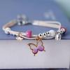 Butterfly Designs Bracelet Adjustable Handchain for Women Girls Stylish Jewelry Accessory for Friend Family