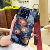 Protective Soft case Phone Case For ZTE Blade V50 Vita Fashion For Mom Shockproof Wristband Elderly lady Wrist Strap